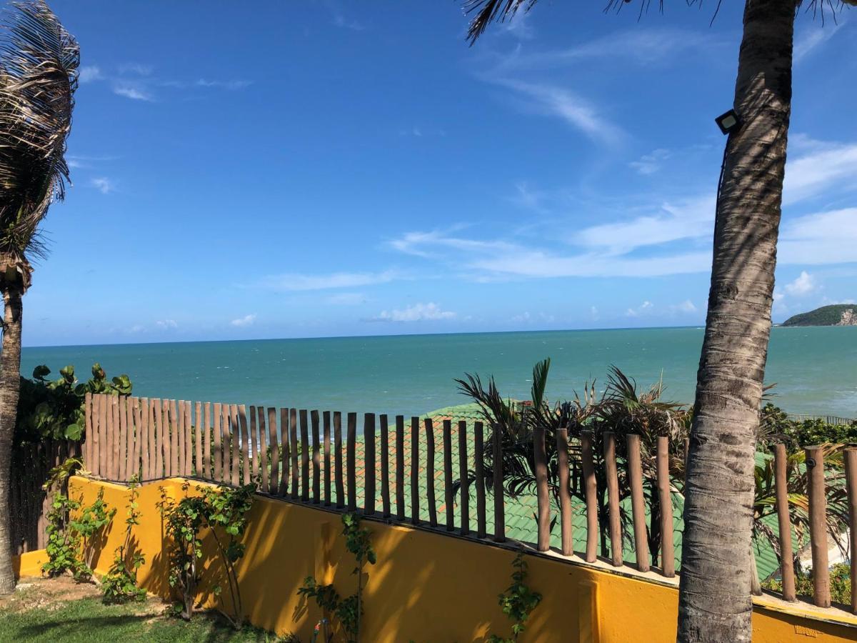 Apartamento Atlantico Flat -207- Vista Ao Mar E Pe Na Areia Natal Exterior foto