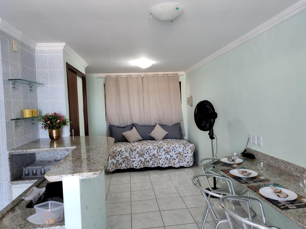 Apartamento Atlantico Flat -207- Vista Ao Mar E Pe Na Areia Natal Exterior foto