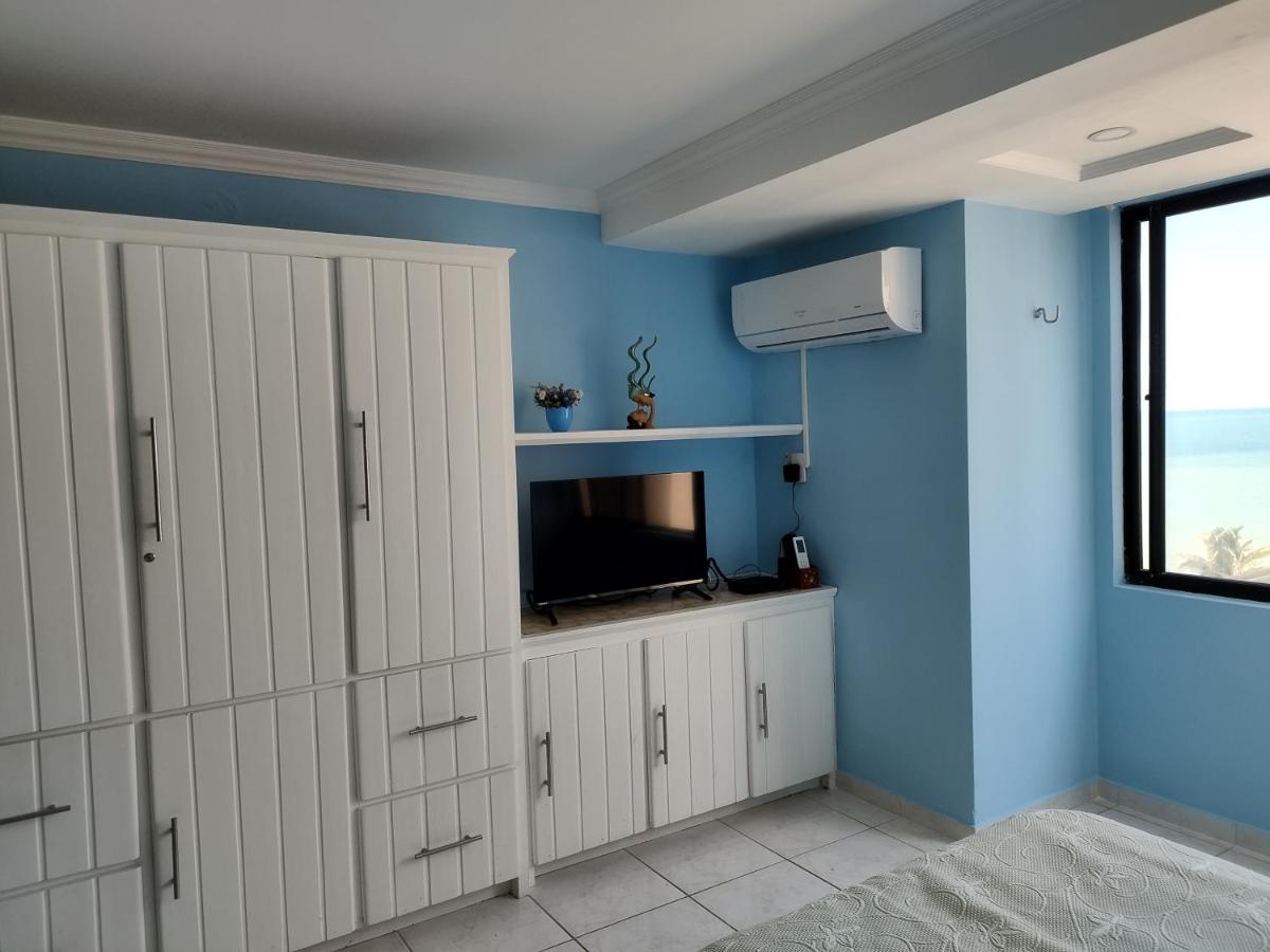 Apartamento Atlantico Flat -207- Vista Ao Mar E Pe Na Areia Natal Exterior foto