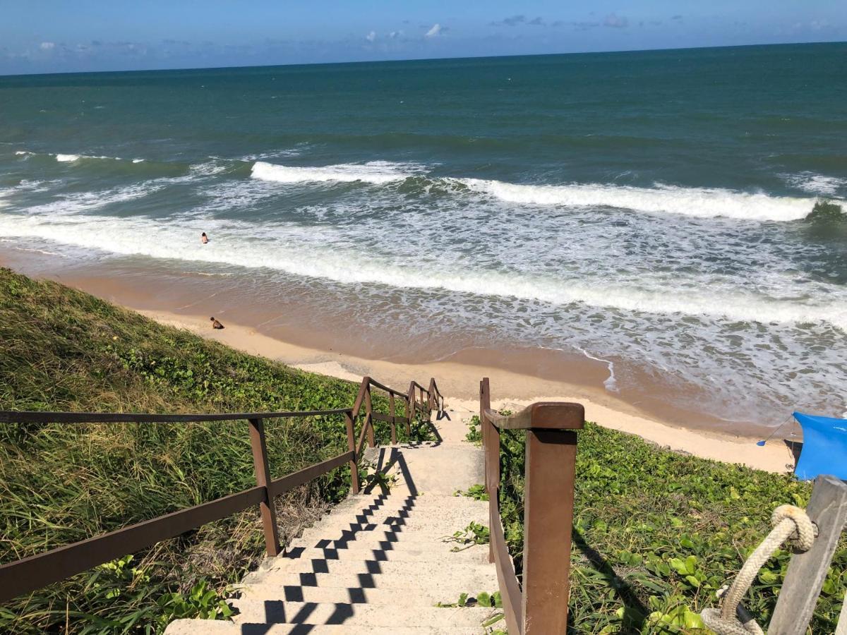 Apartamento Atlantico Flat -207- Vista Ao Mar E Pe Na Areia Natal Exterior foto