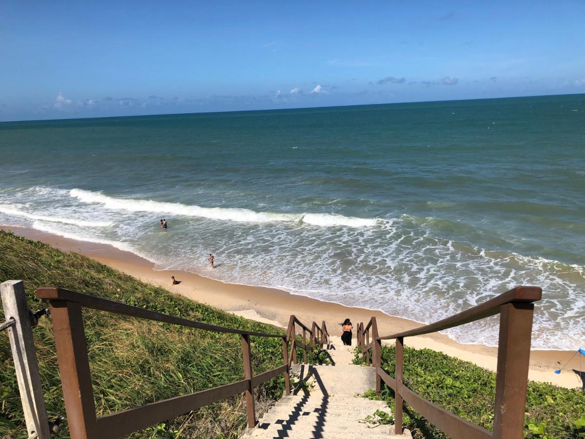 Apartamento Atlantico Flat -207- Vista Ao Mar E Pe Na Areia Natal Exterior foto