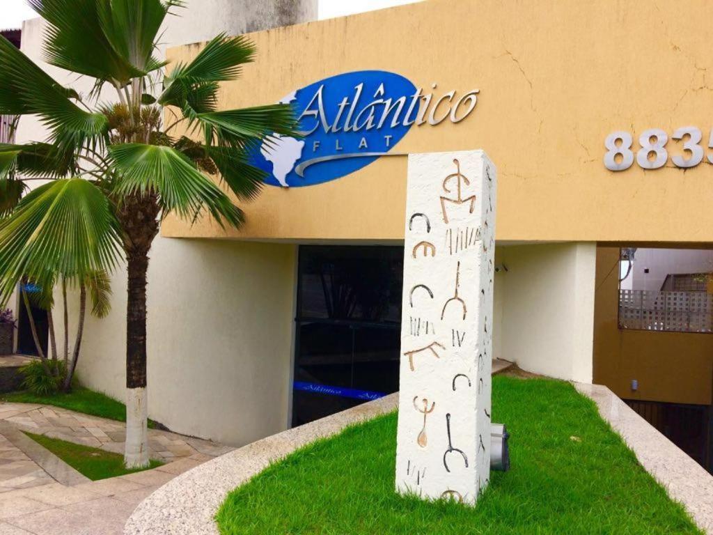 Apartamento Atlantico Flat -207- Vista Ao Mar E Pe Na Areia Natal Exterior foto