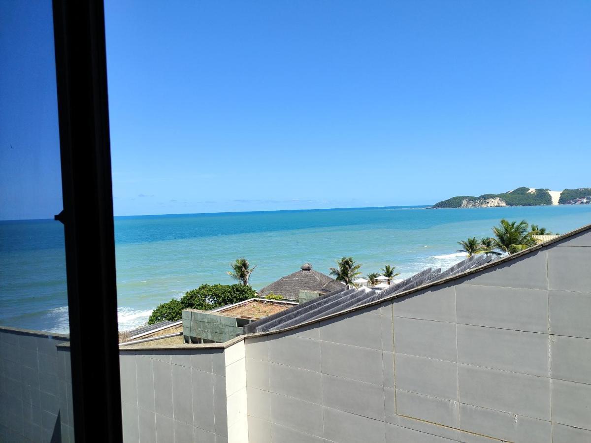 Apartamento Atlantico Flat -207- Vista Ao Mar E Pe Na Areia Natal Exterior foto