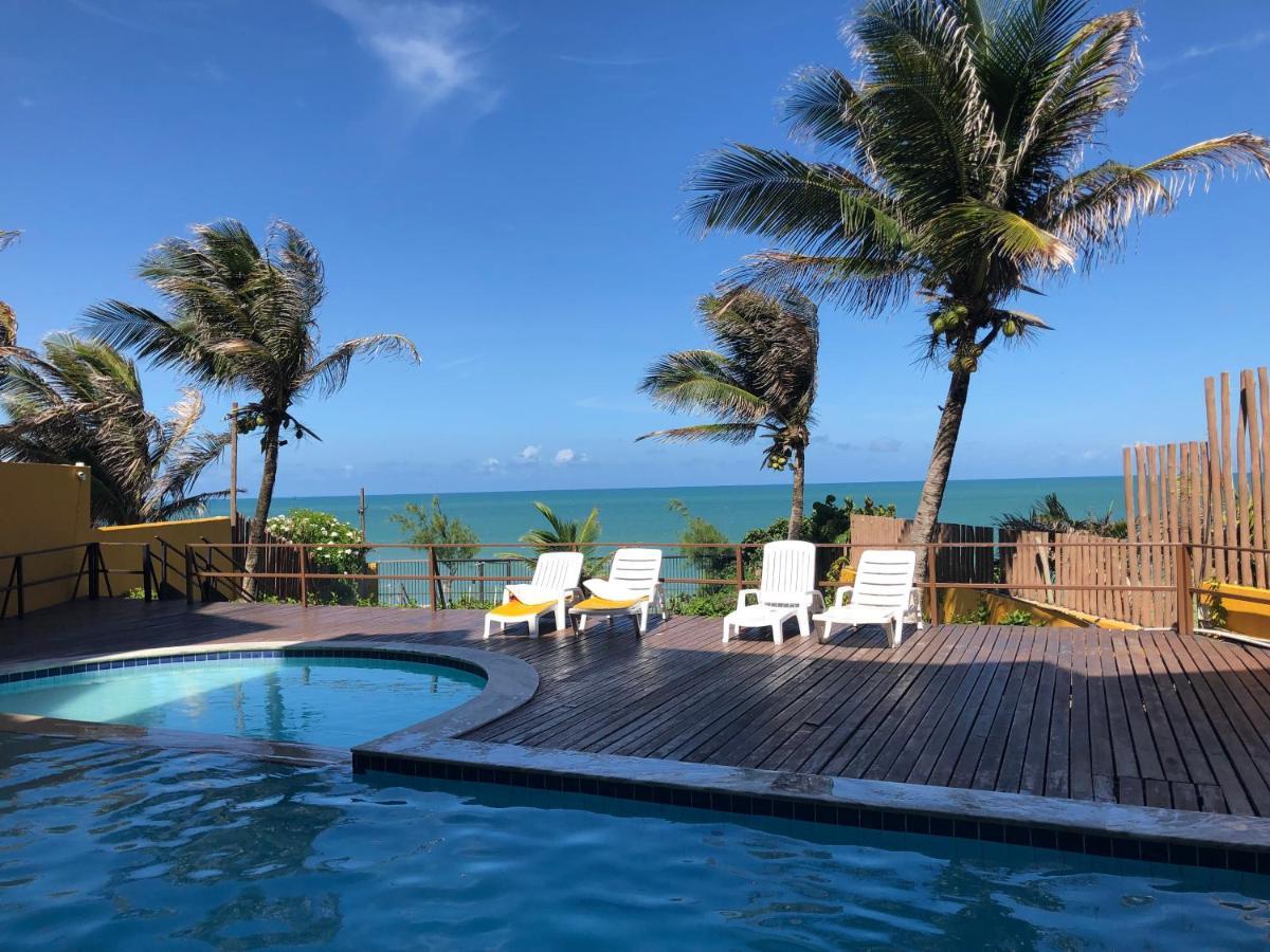 Apartamento Atlantico Flat -207- Vista Ao Mar E Pe Na Areia Natal Exterior foto