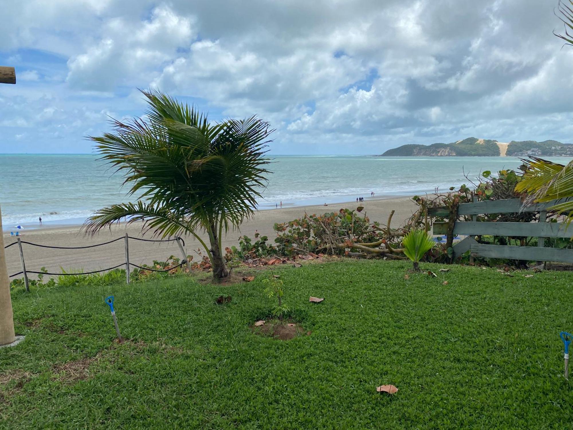 Apartamento Atlantico Flat -207- Vista Ao Mar E Pe Na Areia Natal Exterior foto
